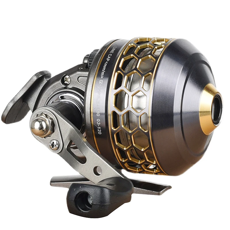 

Metal Fishing Reel Spin Casting Sea Catapult Bow Hunting Outdoor Marine Sports Shooting Reel Accessories Tool Reel Fishing