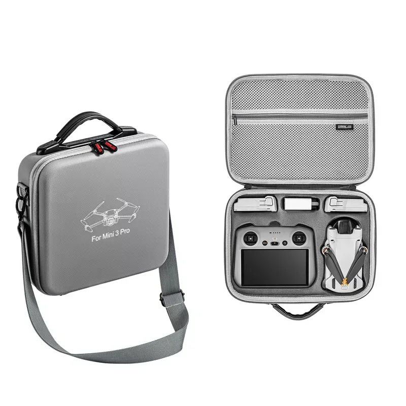 

New2022 Portable Bag Suitcase Carrying Case for DJI Mini 3 PRO Storage Bag for DJI Mini 3 Pro Shoulder Bag PU Drone Accessories
