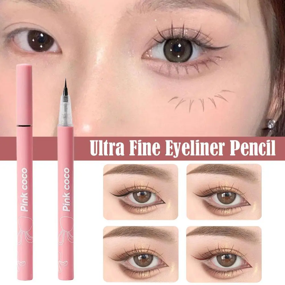 

Ultra Fine Eyeliner Pencil Liquid Eye Liner Waterproof Smudgeproof Quick Drying 12 Hour Wear Eyeliner Easy To Use Eyes Makeup