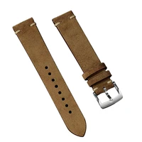 leather strap 20 18mm watch accessories with buckle suede