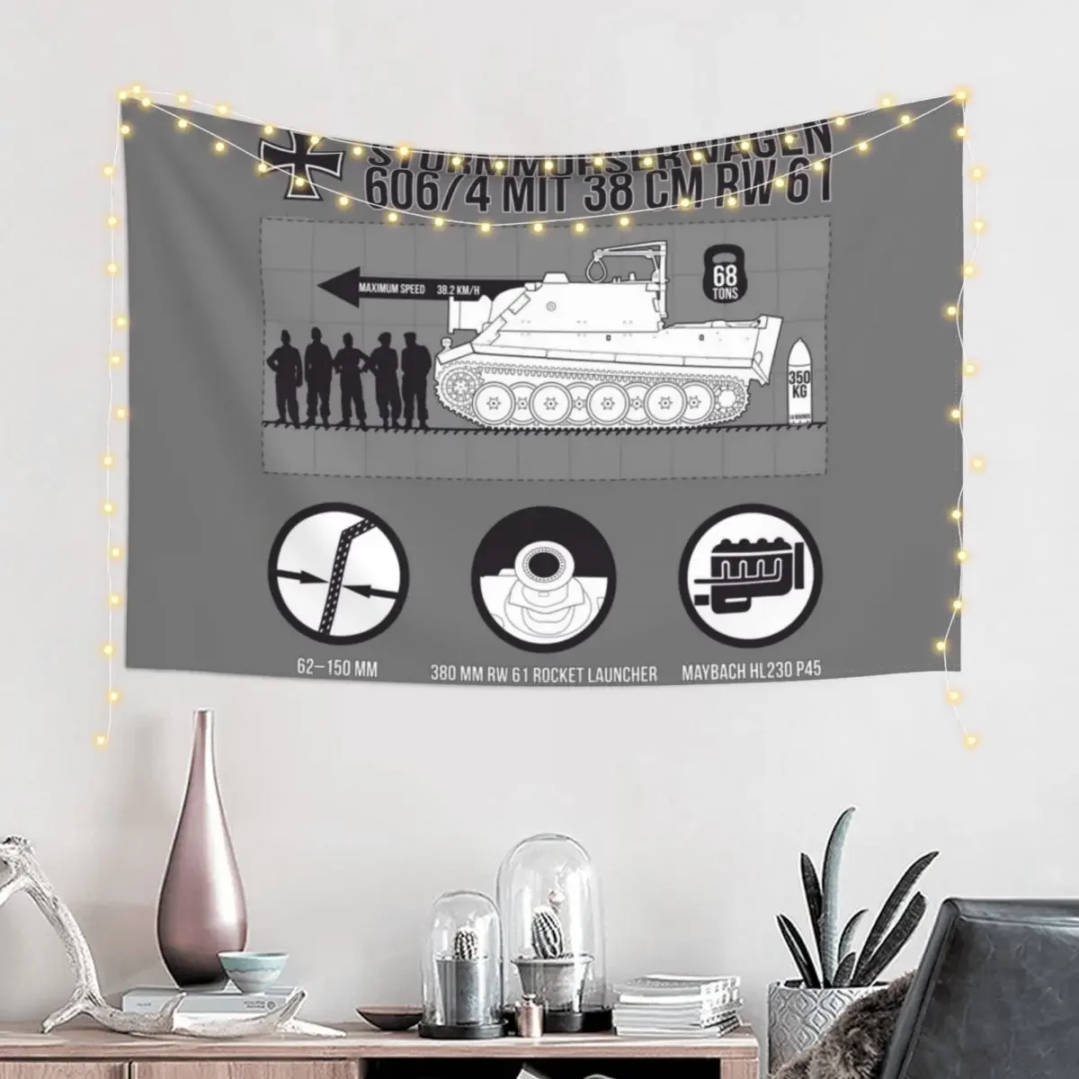 Гобелен Sturmtiger PRINTED