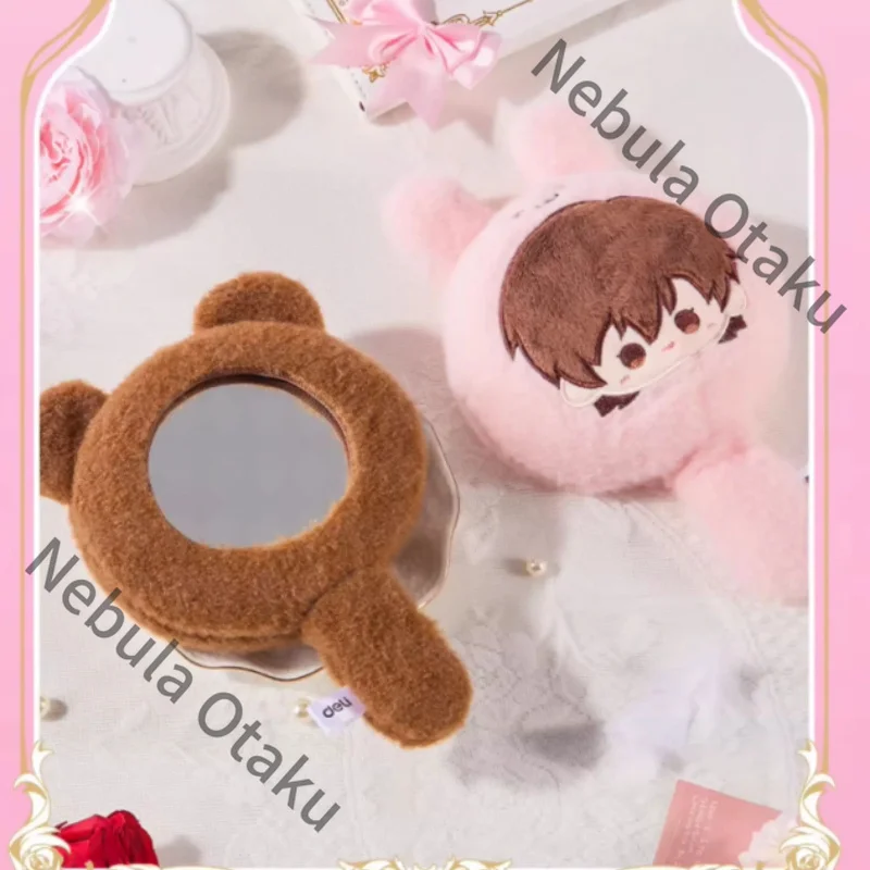 Фото Зеркало-брелок Ouran High School Host Club с Тамаки Суо и Фудзиякой Харухи, плюшевая игрушка-зеркало, косплей, лицензионная копия, подарки №1
