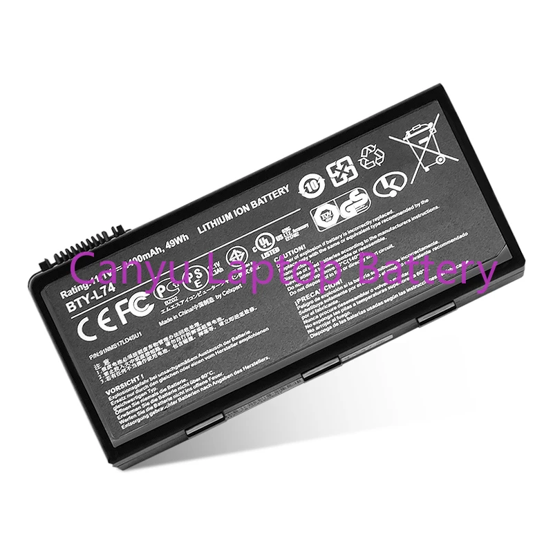 

For MSI Cx600x Cx700 Cr600 Cr700 Bty-L74 Laptop Battery