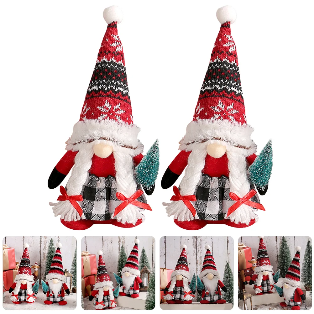

Christmas Room Decor Gnome Car Centerpieces Tables Home Indoor Ornaments Decorations Gifts