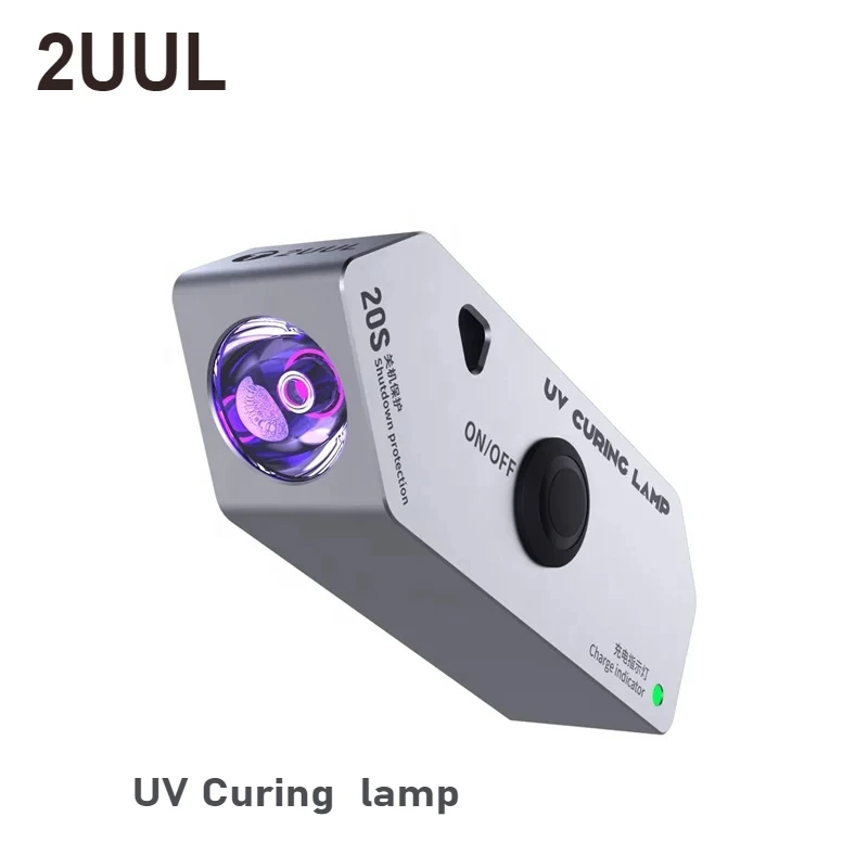 Портативная УФ-лампа 2UUL SC05 600 мАч лампа для отверждения от USB к Type-C два фитиля