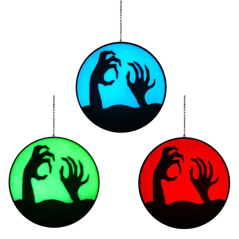 

Halloween Luminous Glass Ghost Claw Pendant Glowing Charm Crafts Supplies for Home Holiday Home Decoration Holiday Gift