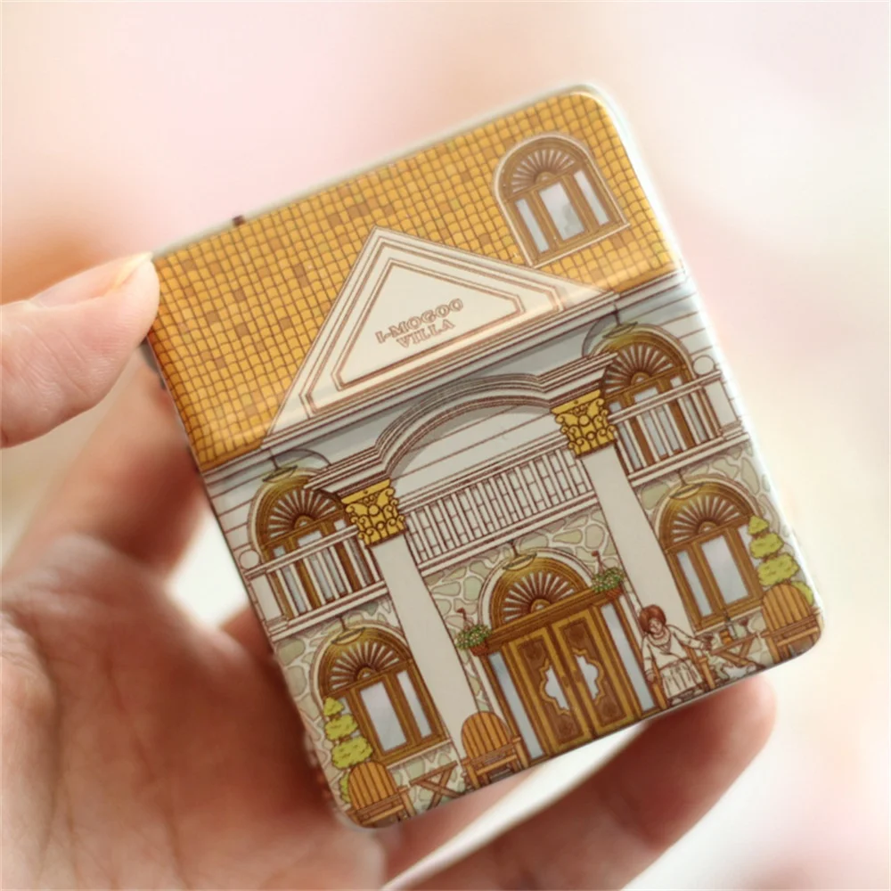 Mixed Color Empty Tin New Mini Metal Storage Box Tinplate Dream House Tin Metal Container Durable Kids Gift