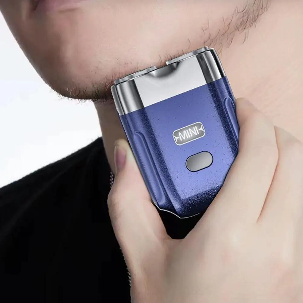 Электробритва Peonly новая модель мини-электробритвы с двумя головками портативная