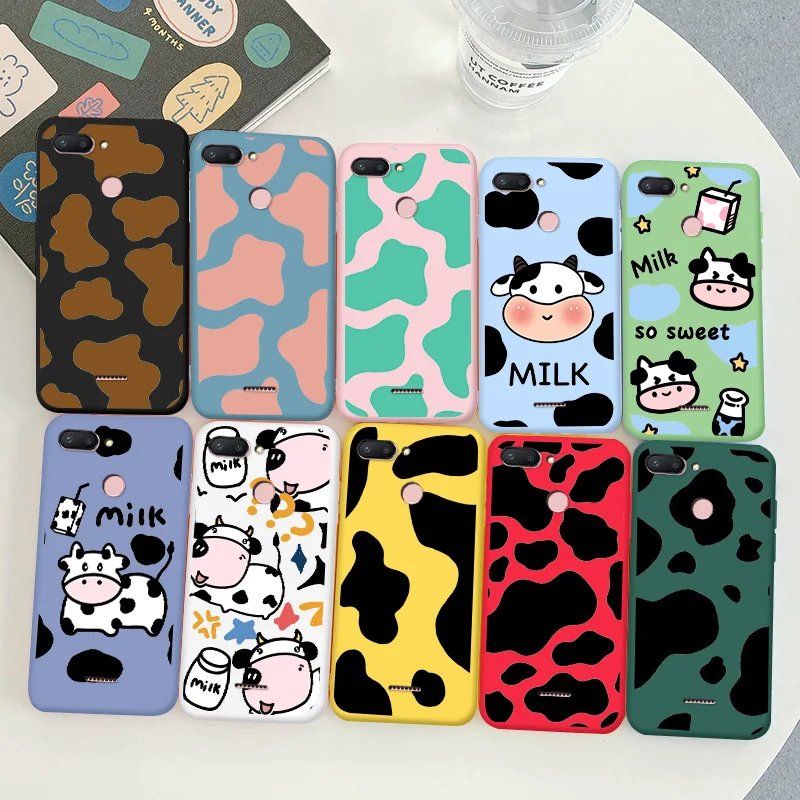 

For Xiaomi Redmi 6 6A 8 8A Case Silicone Soft TPU Back Cover Shockproof Cartoon Cute Fashion For Xiaomi Redmi 6 6A 8 8A Cover