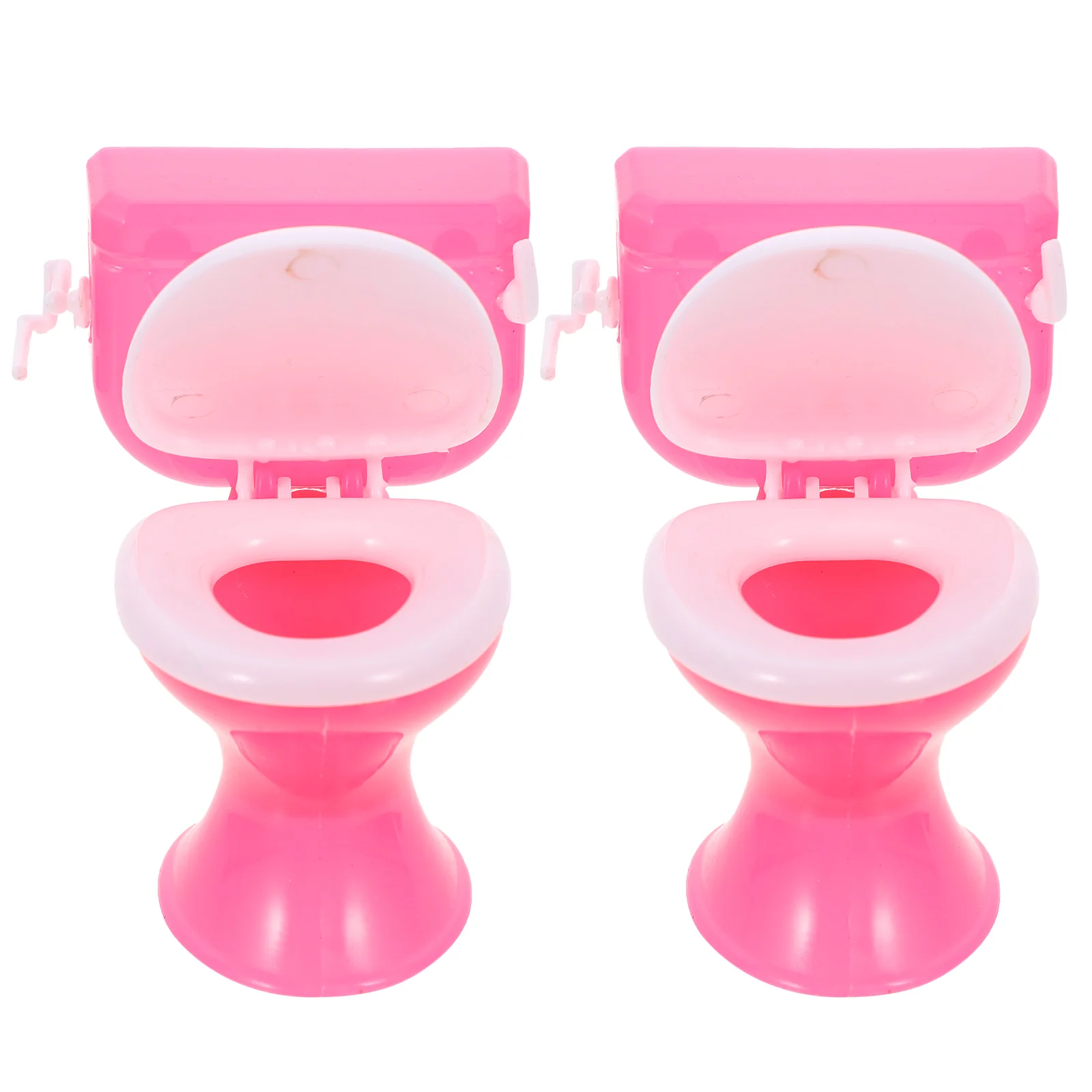 

Miniature Bathroom Accessories Dollhouse Toilet Infant Developmental Toys Interesting Kids Plaything