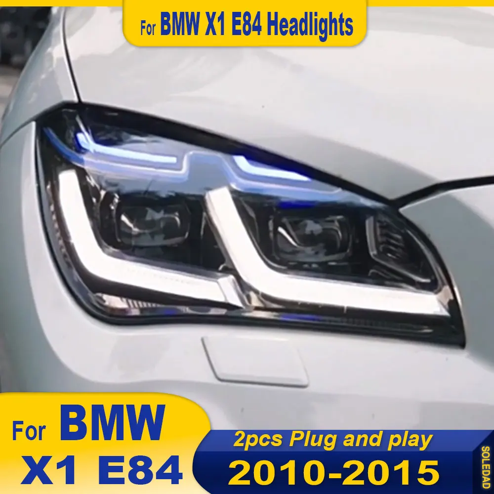 Автомобильные фары для BMW X1 E84 2010 2011 2012 2013 2014 2015 светодиодные лампы дневные ходовые