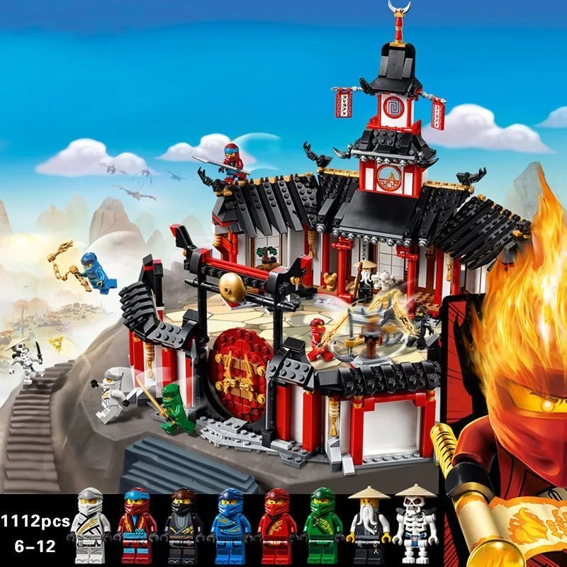 Фото Конструктор LEGO «Храм Красного Дракона» (Спинджицу) — идеальный подарок на день рождения №2