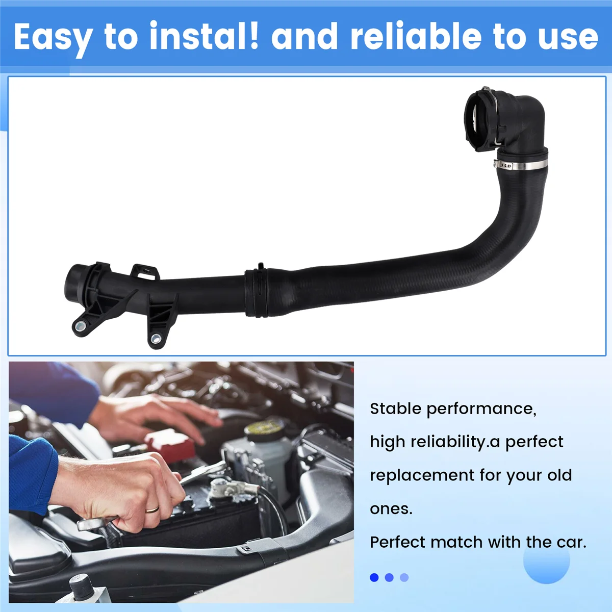 Термостат двигателя автомобиля трубка охлаждающей жидкости охлаждающая