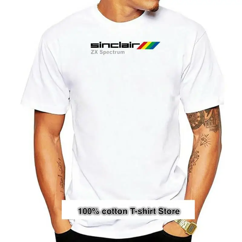 

Camiseta de ordenador de espectro ZX, Camiseta clásica Retro de los 80, videojuegos de PC
