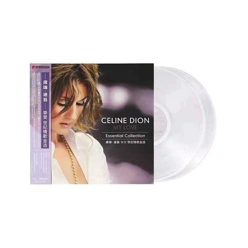 Фото Подлинный, Селин Дион, любимый, Love Song of the Century Gold Selection, Clear Crystal Glue 2LP Record, Limited Encoding Courage №2
