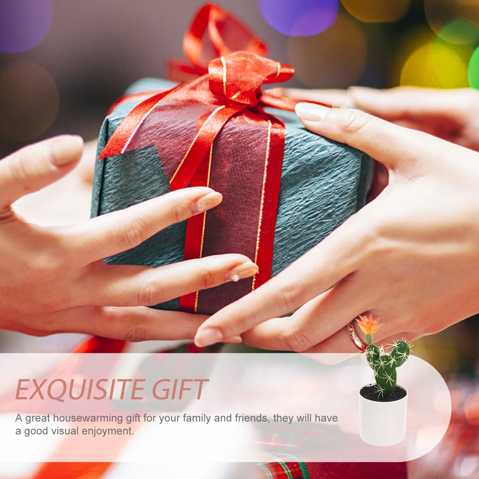 Сукуленый горшок имитация кактуса искусственные растения декоративное