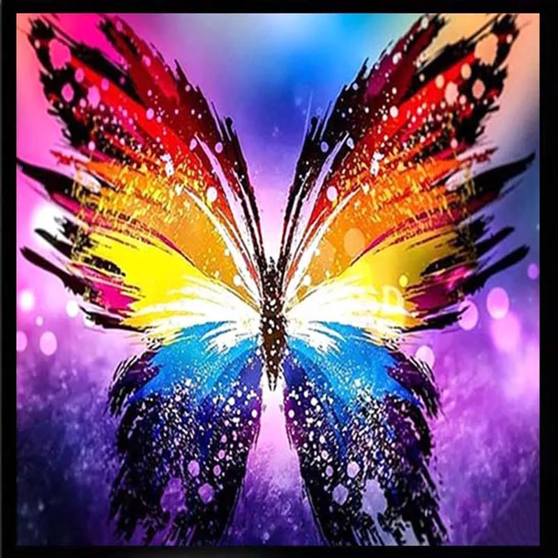 

Набор для алмазной живописи для взрослых, картина 5D с бабочками, животными, для творчества, для начинающих, для домашнего декора стен