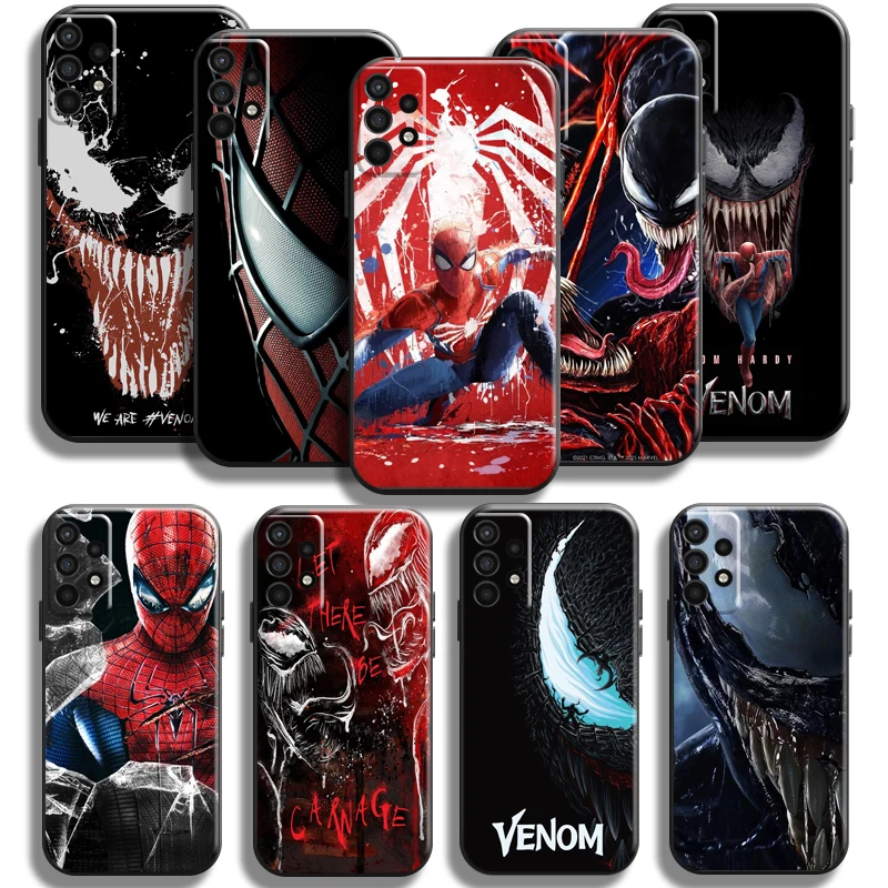 

Spiderman Venom Deadpool Phone Case For Samsung Galaxy A11 A12 A21 A21S A22 A30 A31 A32 A50 A51 A52 A70 A71 A72 5G