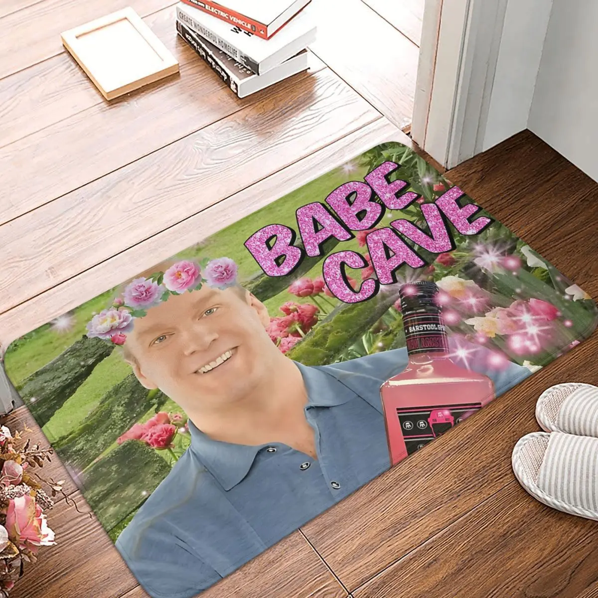 

Icarly Gibby Kitchen Non-Slip Carpet Bob Babe Cave Garden Party Flannel Mat Welcome Doormat Home Decor Rug