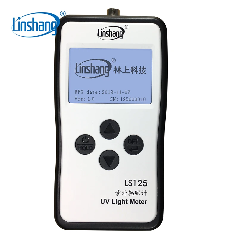 

Измеритель УФ-света Linshang LS125, тестирование ультрафиолетовой мощности, интенсивности энергии УФ для 395 нм, 395 нм, UVA LED UVB UVC, водонепроницаемый д...