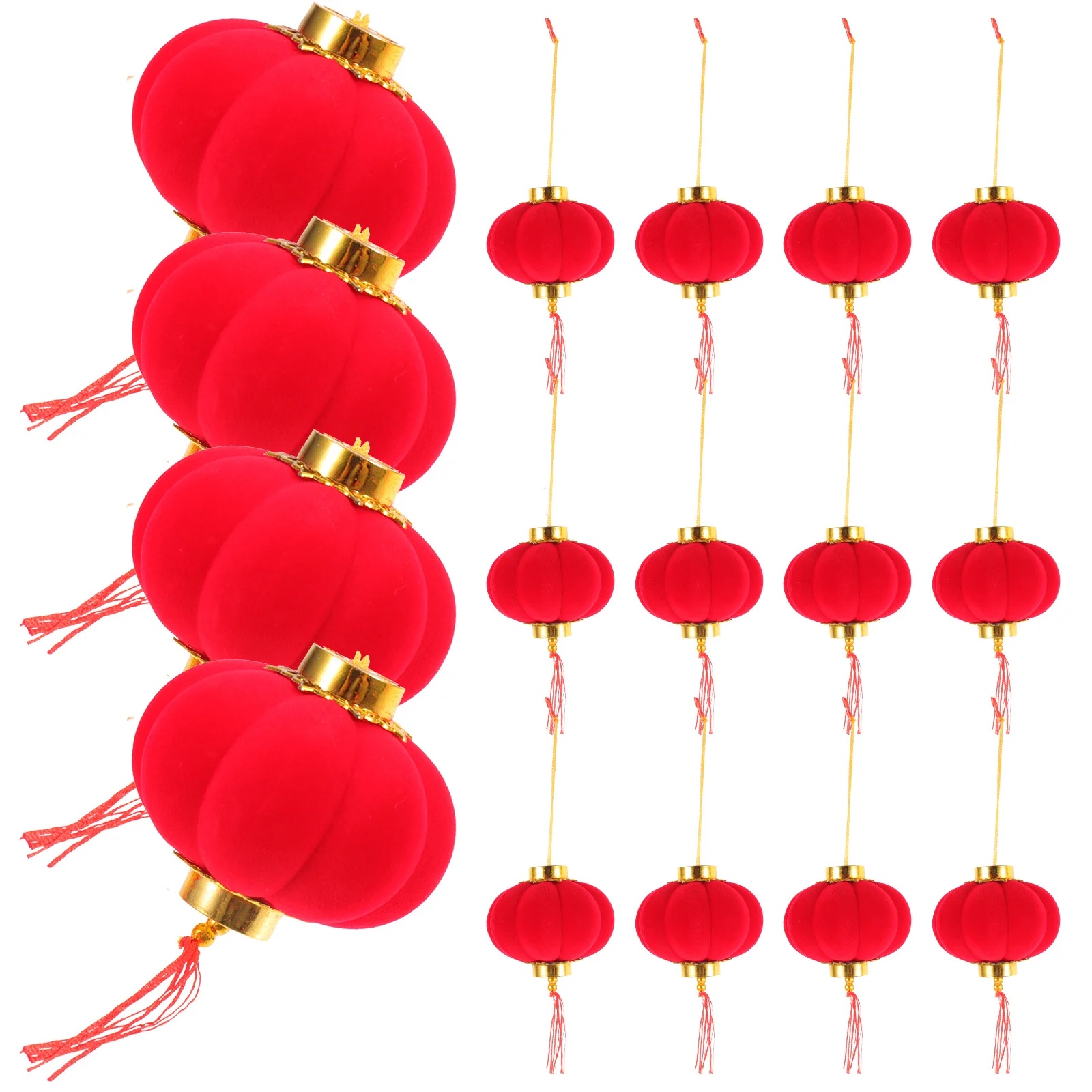 

Новогодние подвесные фонари, украшение, праздничные украшения, весенний декор, мини лунный красный, на удачу, декоративные