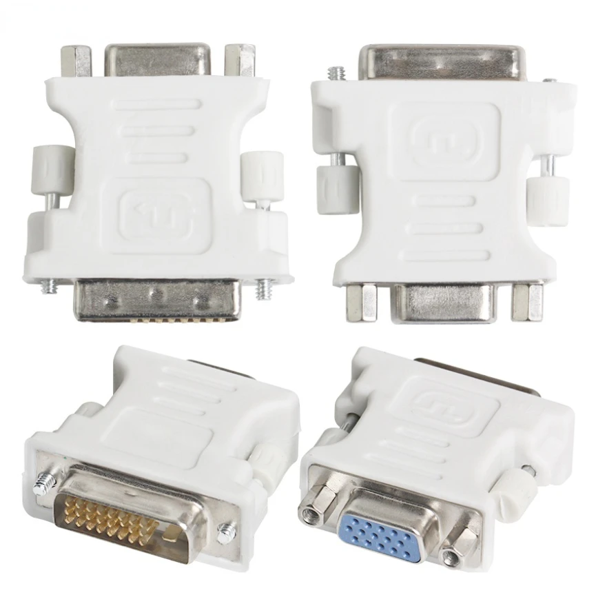 DVI 24+1 24+5 Pin Male to VGA Female 1080P Video Adapter Converter for HDTV Computer PC Laptop Projector on - Конвертер адаптера видео DVI 24 + 1 24 + 5 Pin Male в VGA Female 1080P для HDTV компьютера, ноутбука и проектора.