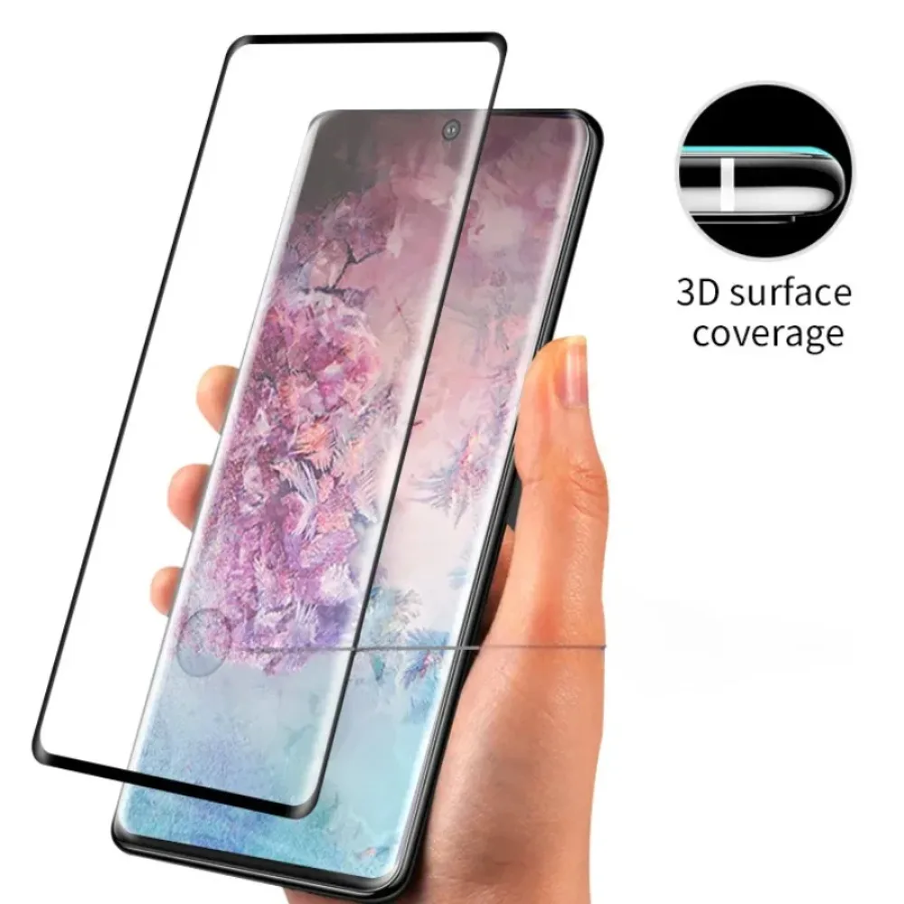 3D закаленное стекло для Samsung Galaxy S24 S23 S22 S21 S20 Plus ультразащитные пленки экрана Glaxy Note