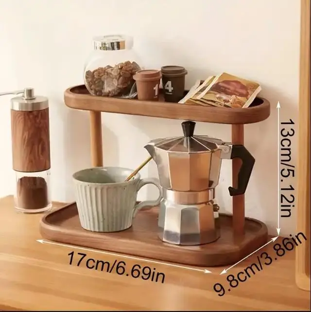 1 шт. деревянная стойка для хранения настольная косметики ювелирных изделий