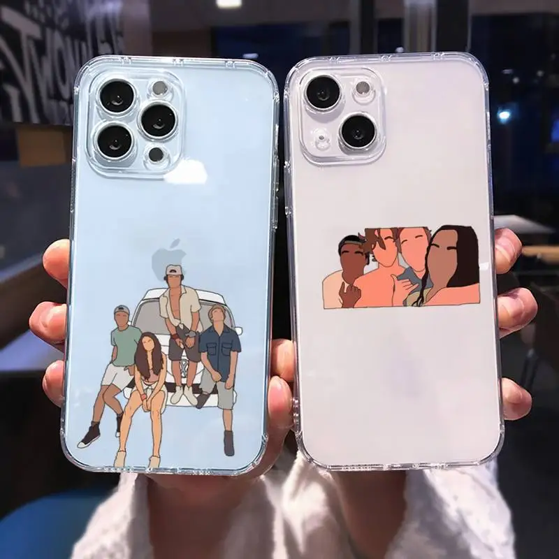 

Outer Banks-Livin' The Pogue Life Phone Case For iphone 13 12 11 8 7 plus mini x xs xr pro max Transparent soft