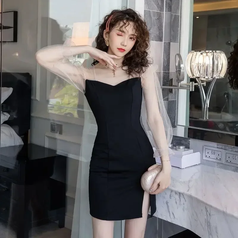 Платье женское кружевное с разрезом шикарное элегантное модное приталенное