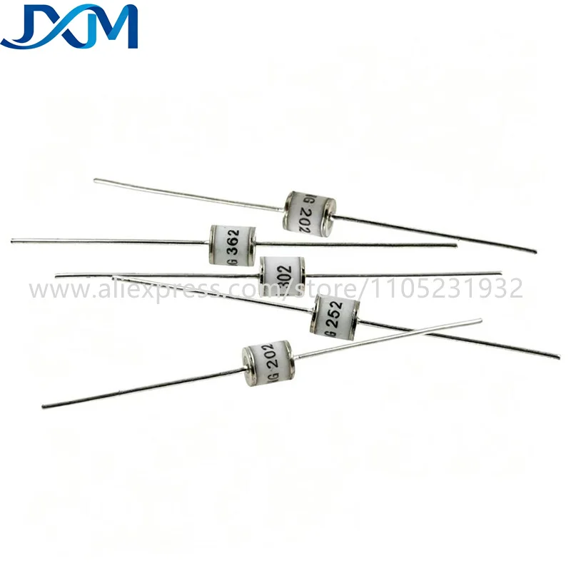 Фото 5-20 шт. керамических газоразрядных трубок 2R/B5G/SX51 70В 75В 90В 150В 230В 350В 470В 600В 800В 1000В 1500В 2000В 3000В 3600В 5.5X6мм №4