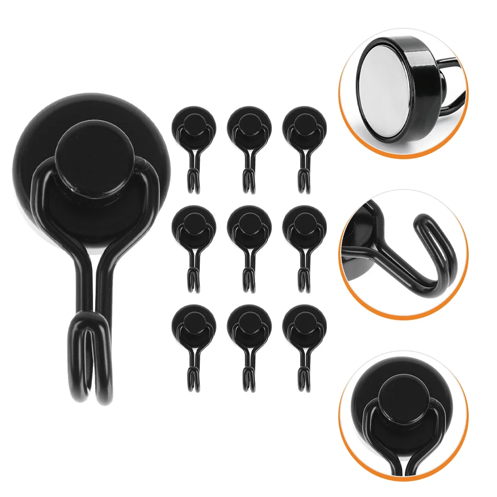 

10pcs Kitchen Magnetic Hook Magnetic Swivel Hook Magnet Hooks Magnet Hanging Hooks Magnetic Hanging Hooks Strong Magnet Hooks