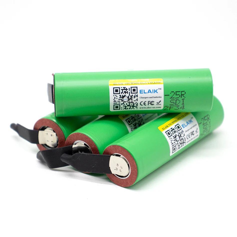 Литиевые аккумуляторы 2500 мАч 18650 в 20 А