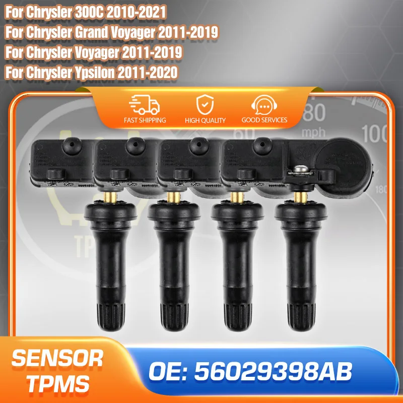 

56029398 Датчик контроля давления в шинах AB TPMS для Chrysler 300C 2010-2021 Chrysler Voyager 2011-2019 Chrysler Ypsilon 2011-2020