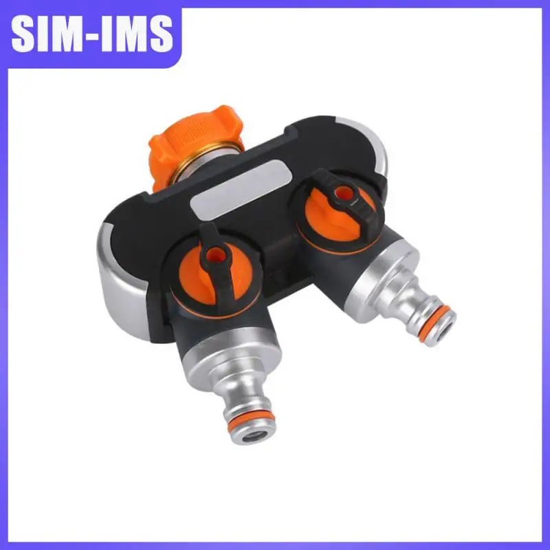 

Water Diverter Agricultural Garden Faucet Joint Double-pass Shut Off Water Valves Removable Irrigation Sprinkler Garden Tools