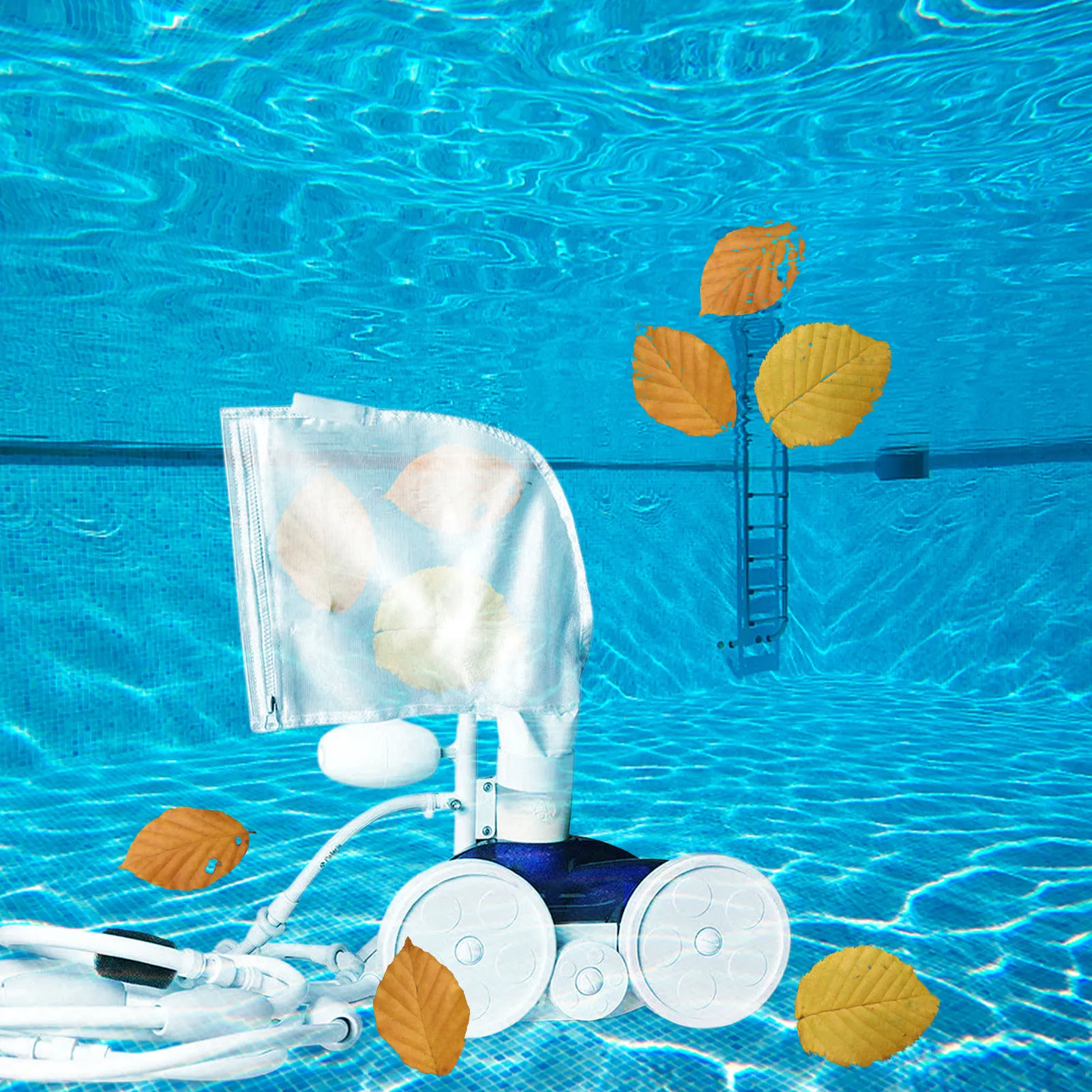 

Пылесос для хранения фильтров в бассейне, тяжелая сменная Сетчатая Сумка из полиэстера для подводного бассейна, вакуумный мешок