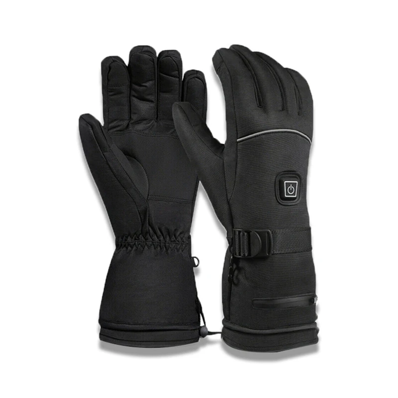 

Winter Gloves For Men Snowboard Women Touchscreen USB Heated Gloves Water-Resistant Gloves
