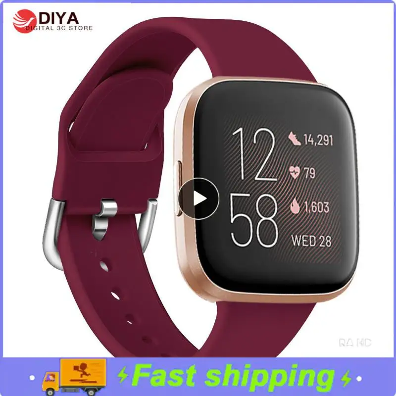 

Silicone Strap For Fitbit Versa 2 Band Soft Silicone Wrist Waterproof Replacement Watch Strap For Fitbit Versa 2 Watch Accessory