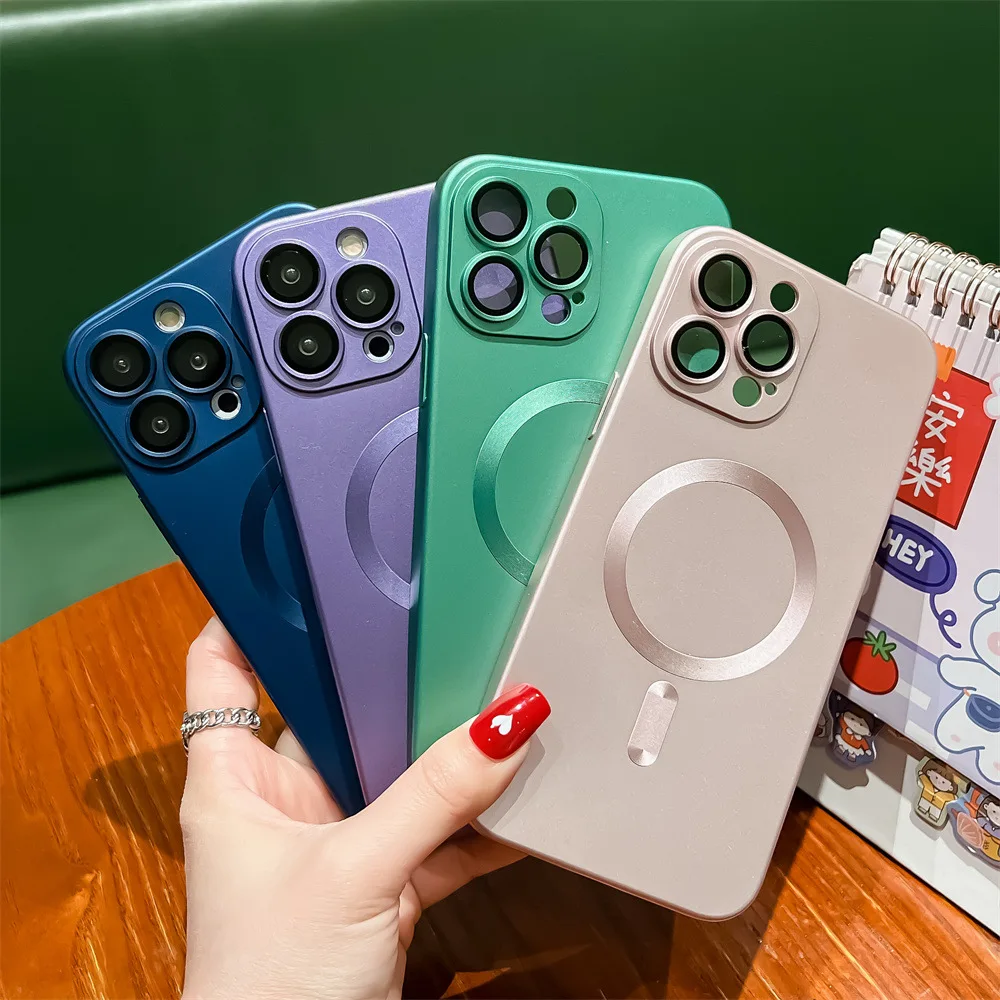 Новый высококачественный роскошный чехол Magsafe для iPhone 14 15 Pro Max