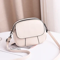 fashion pu leather women handbags female large capacity shoulder bags with 3 zipper pockets crossbody bags phone wallet luxury