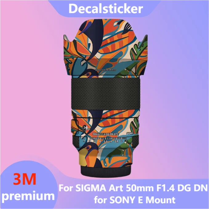 Для SIGMA Art 50 мм F1.4 DG DN для SONY E Mount наклейка на рассеиватель Защитная Наклейка против