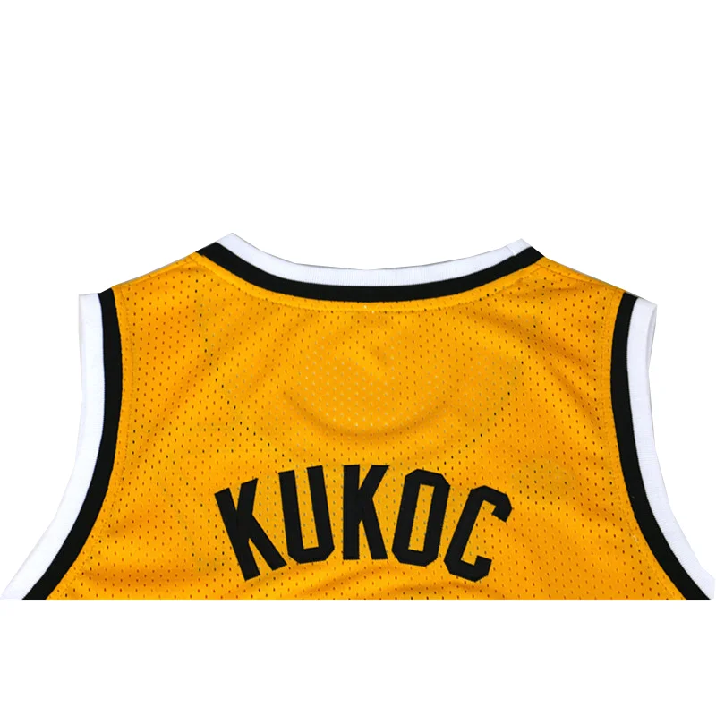 Basketball Jerseys JUGOPLASTIKA 7 Toni Kukoc Sewing embroidery Cheap High-Quality Outdoor sports jersey Yellow 2023 New summer