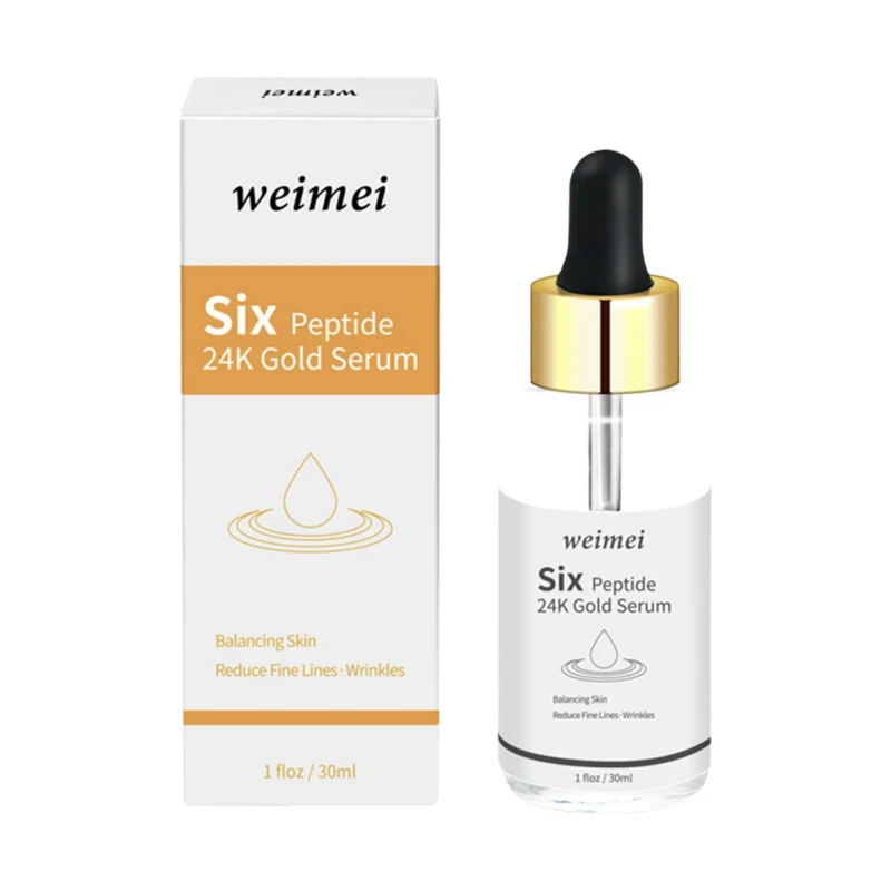 

24K Gold Yes High Quality for Whitening Skin with Hyaluronic Acid Face Serum 24k Gold Vitam C Brightening Anti Aging 30ml