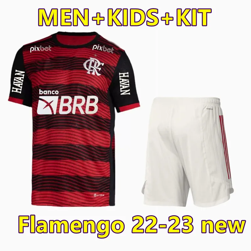 

CR Flamengo soccer jerseys fans player version Flamenco 22 23 David Luiz DIEGO E.RIBEIRO GABI football shirts Thiago PEDRO DE AR