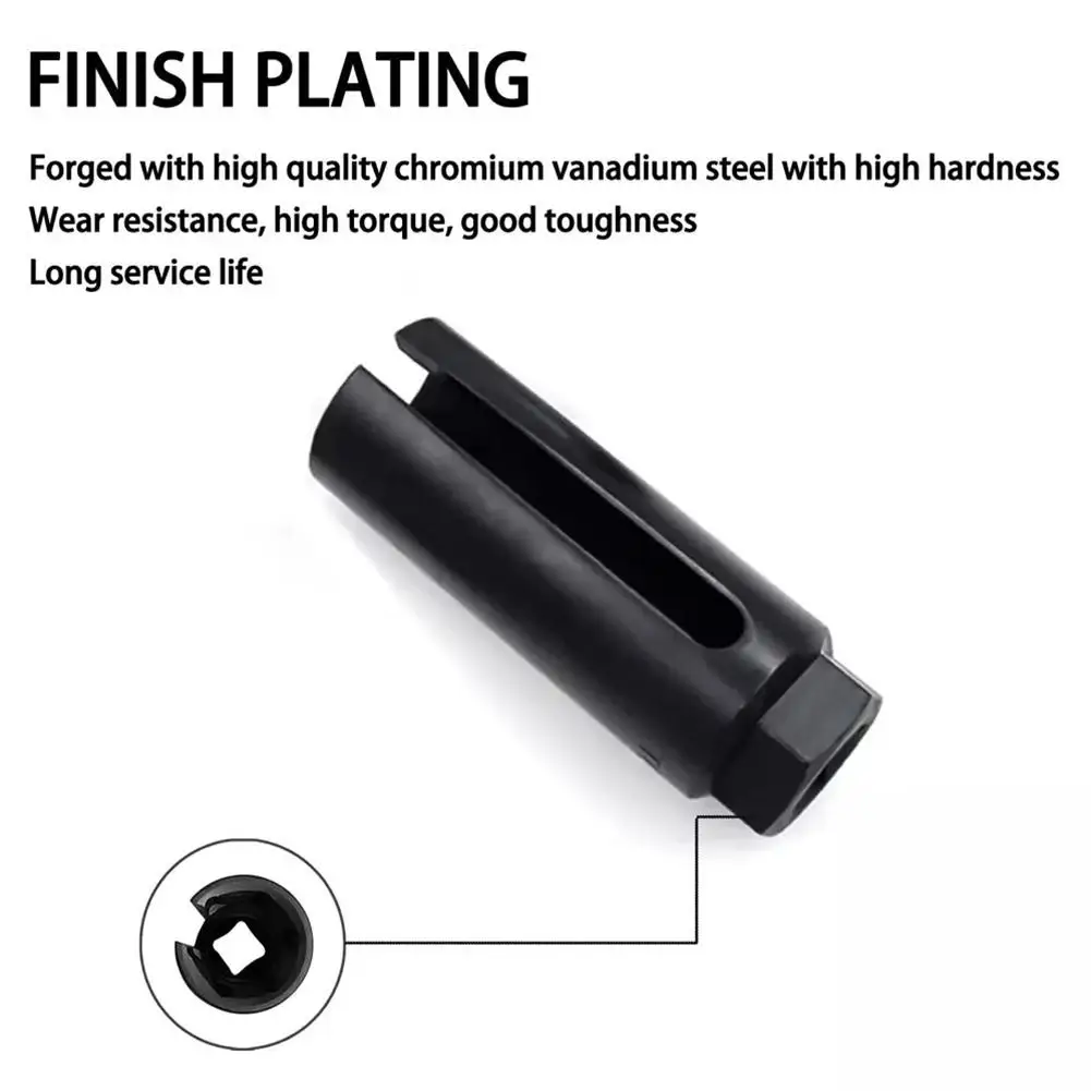 НОВАЯ черная головка для датчика кислорода с узким горлом 22 мм 1/2 дюйма