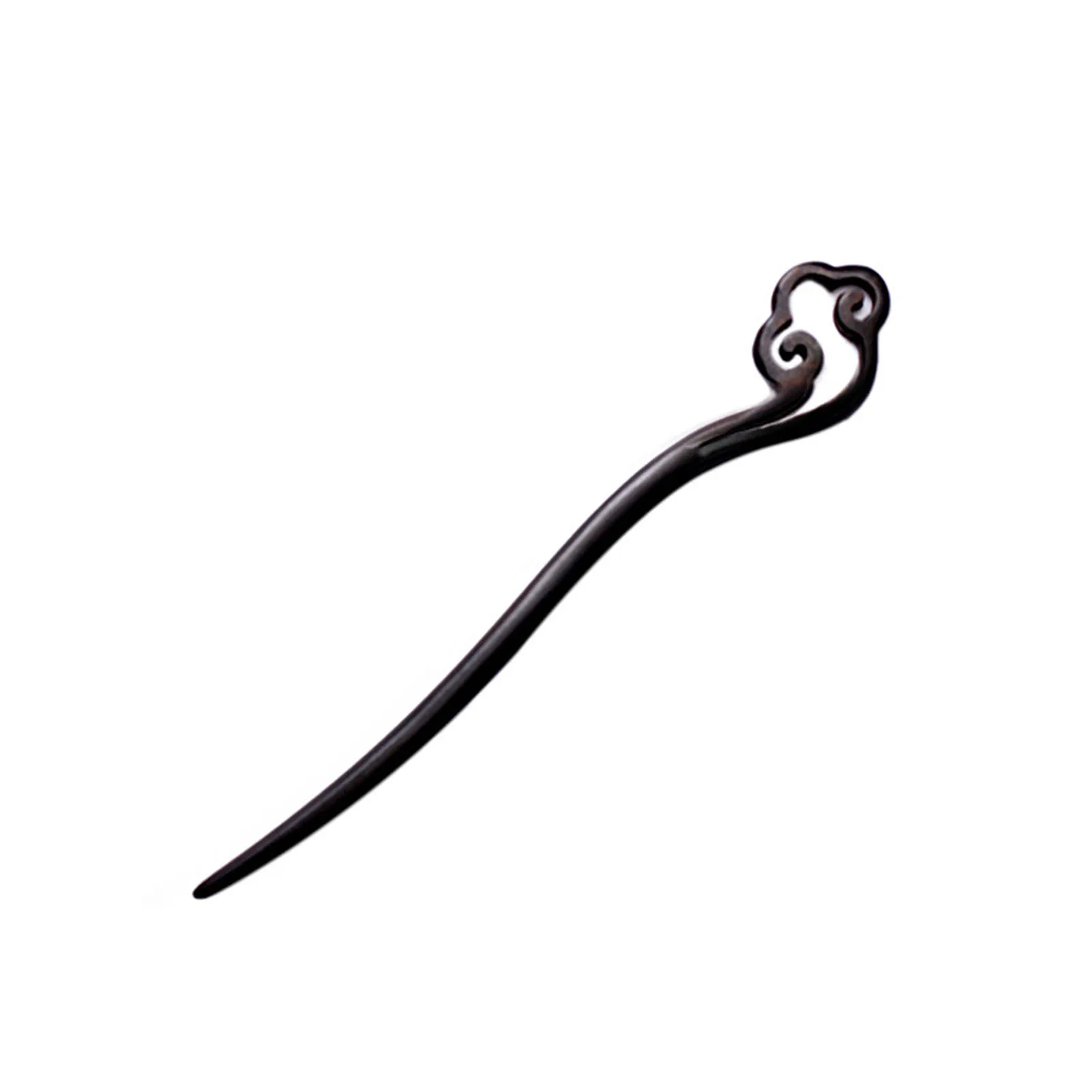 

Woman Handmade Ebony Hair Chopsticks Vintage Cloud Shape Decor Hair Chopsticks for Women Girls and Hairdressing Salon
