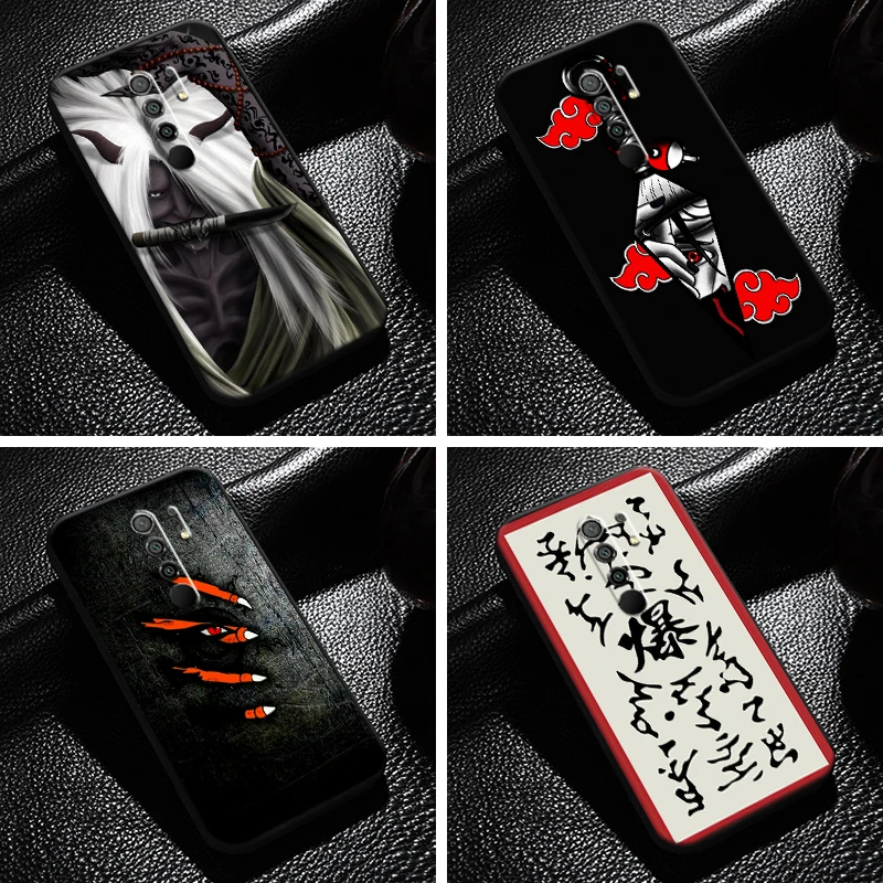 

Akatsuki Logo NARUTO For Xiaomi Redmi 9 6.53 Inch Phone Case Silicone Cover TPU Liquid Silicon Coque Carcasa Back