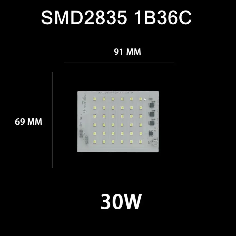 

YzzKoo SMD2835 LED лампа 10-200Вт холодный/теплый белый