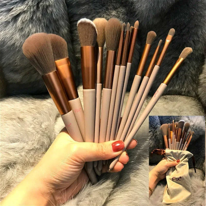 

10/13Pcs Cute Makeup Brushes Set for Cosmetic Soft Beauty Foundation Blush Powder Eyeshadow Concealer Blending Makeup Brush Set
