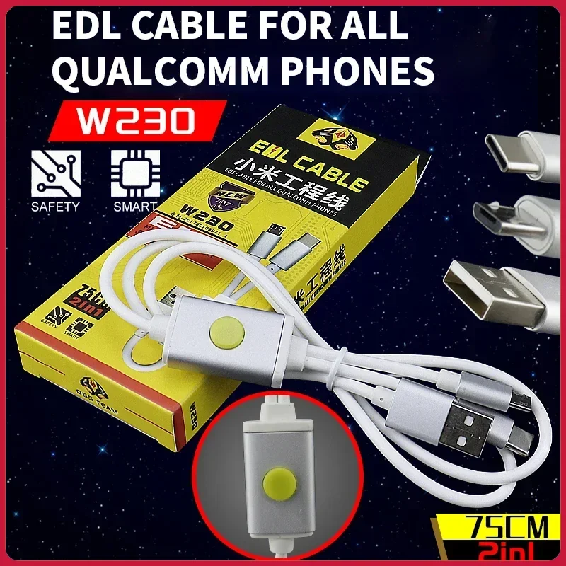 OSS W230 W231 W232 Универсальный инженерный кабель для Xiaomi, щетка для зарядки и передачи данных, инструмент для чтения и записи